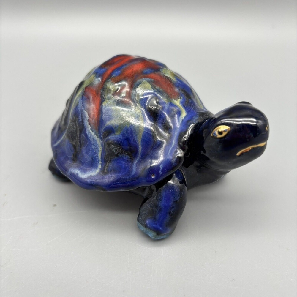 Hand Painted Turtle‎ Trinket Box